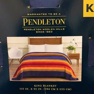 Pendleton Sherpa Green Canyon blanket king size new
